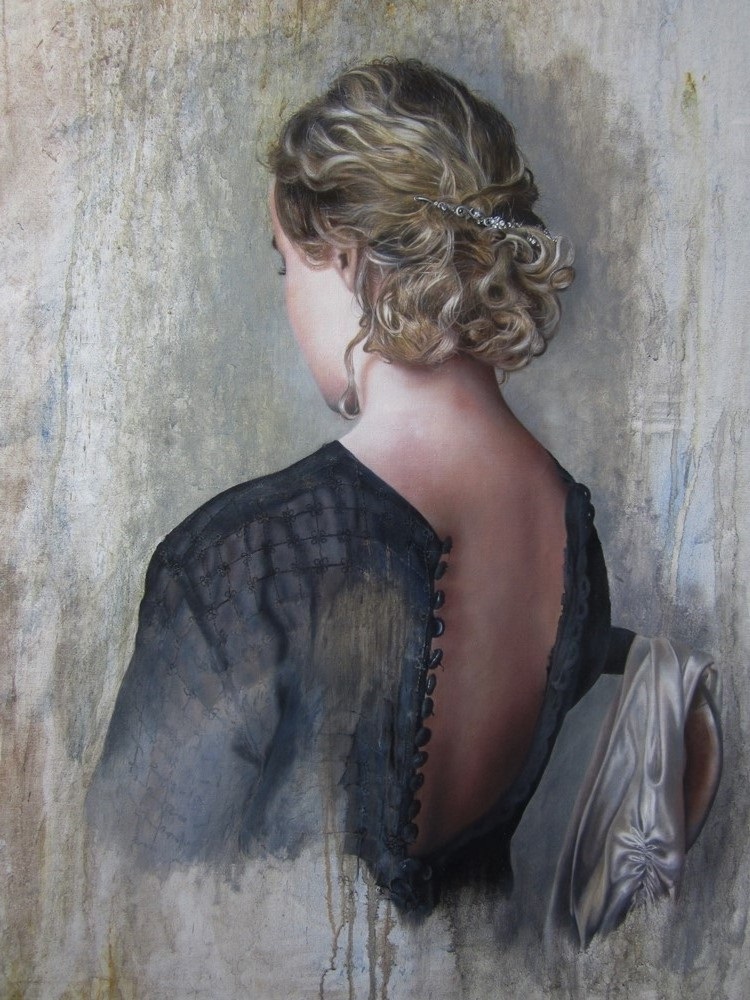 Come Undone, 2014 – Oil on Canvas, 85 x 65 cm – Ginny Page